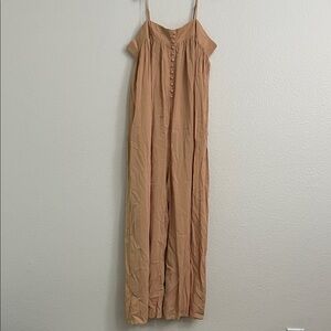 Mustard Seed Light Brown Jumpsuit